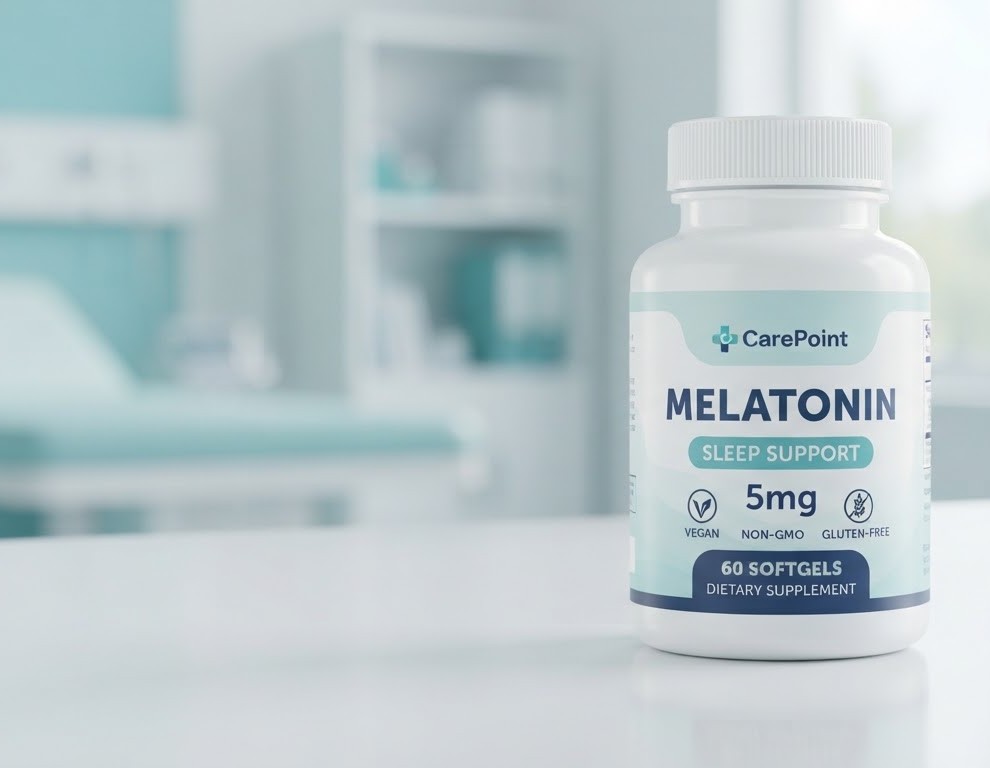 Melatonin 5mg Sleep Aid — 60 Softgels